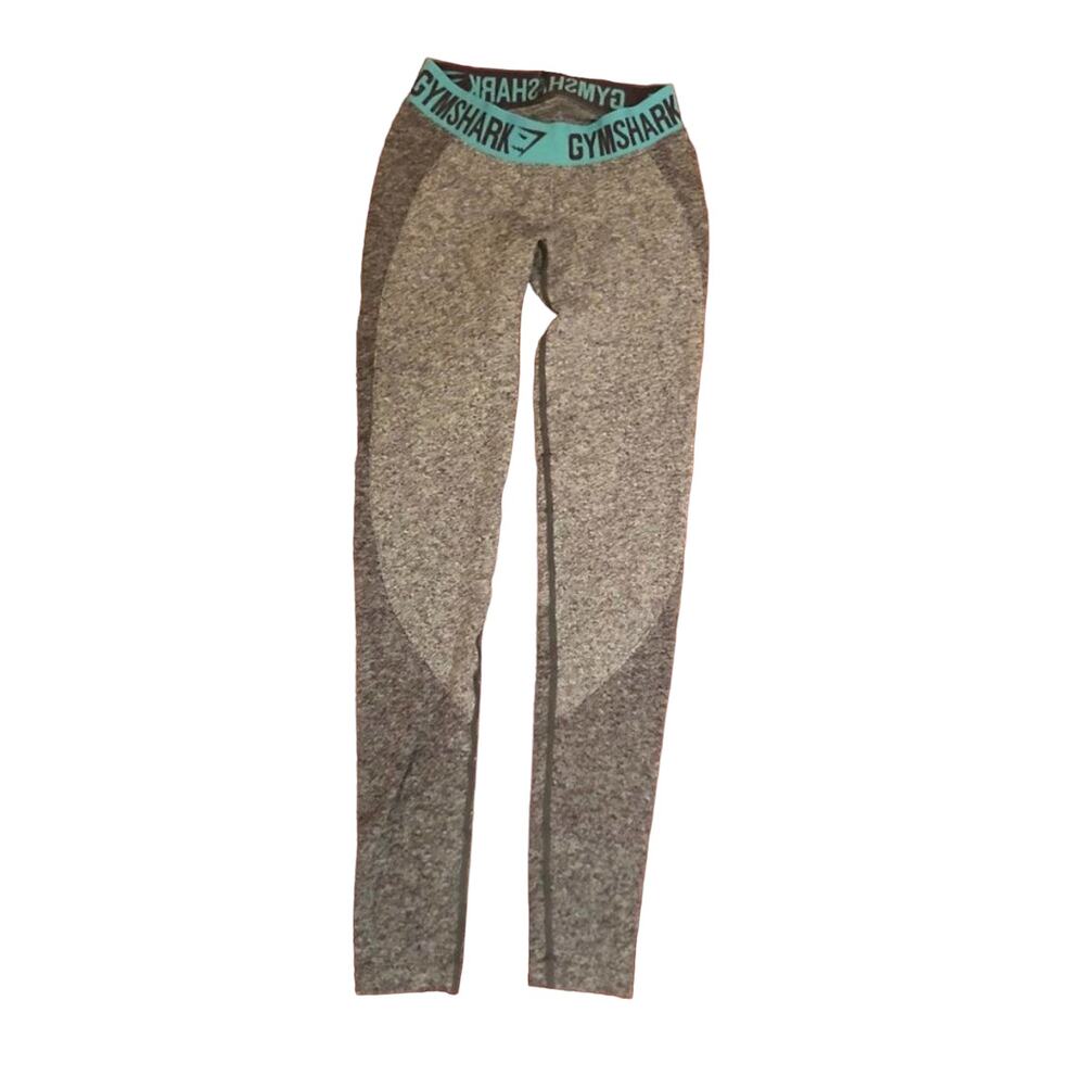Gymshark Flex Leggings Logo Grey